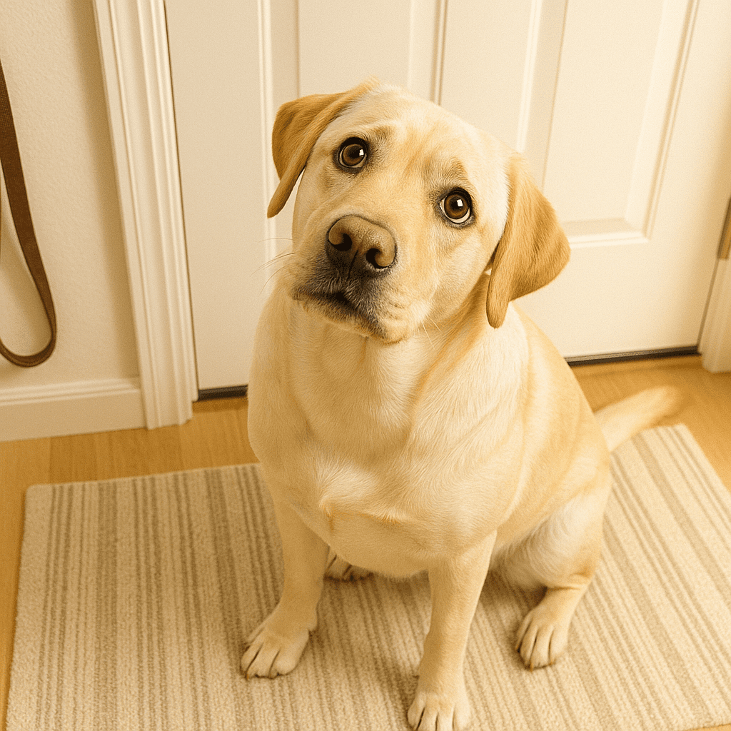 dog head tilt