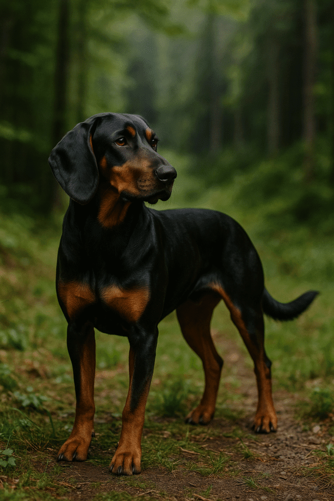 Austrian Black and Tan Hound