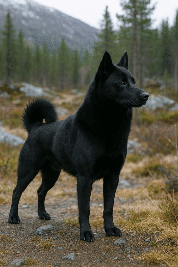 Black Norwegian Elkhound