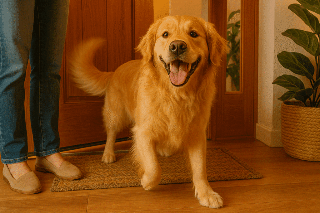 A Beginner's Guide to Dog Body Language (Stress & Happy Signals) 3 happy dog